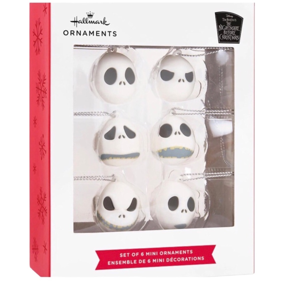 Hallmark Disney’s The Nightmare Before Christmas Set of (6) Mini Ornaments - Picture 6 of 12